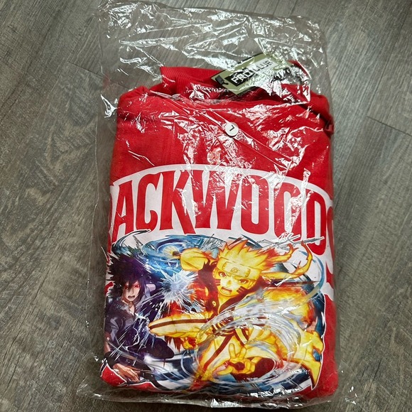 Pro Club Other - Red Pro Club Backwoods X One Piece Hoodie Mens L Anime  Studio Heavyweight